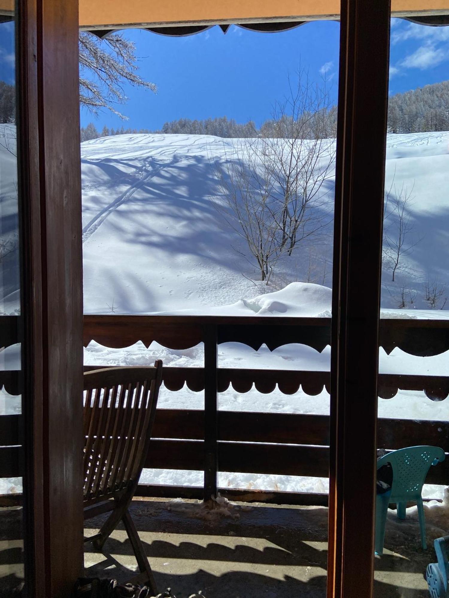 Appartement Risoul, 2 pièces, 6personnes avec Piscine Esterno foto